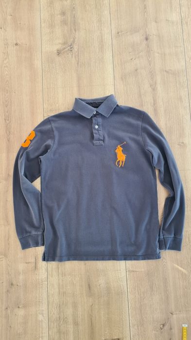 Long Sleeve T-shirt długi rękaw. Polo Ralph Lauren. Szary. Rozmiar L