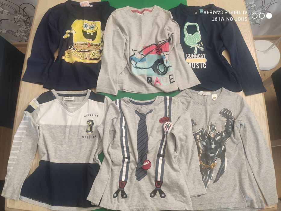 Koszulka chłopięca z długim rękawem 7-pack