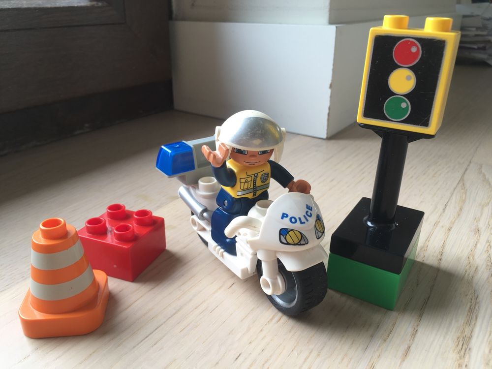 Lego duplo police bike  56792-5 lat motocykl policyjny