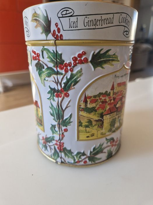 Puszka z pozytywka vintage Lambertz