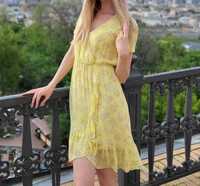 Лимонна сукня з дрібними квітками East Femme