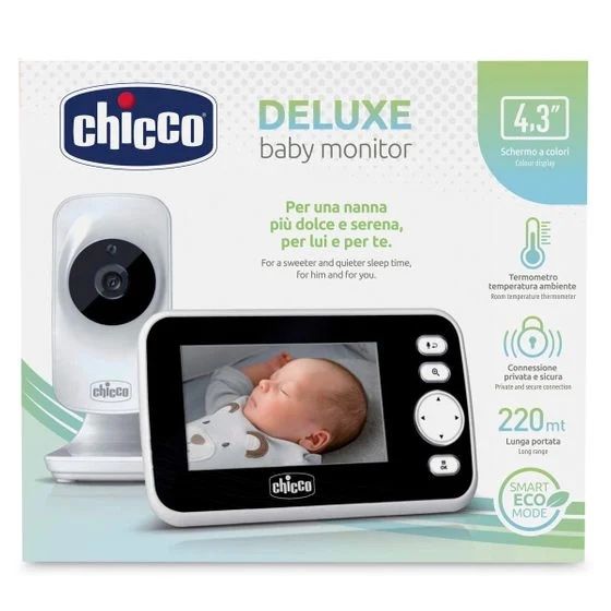 Відеоняня chicco video baby monitor deluxe видеоняня догляд за дитиною
