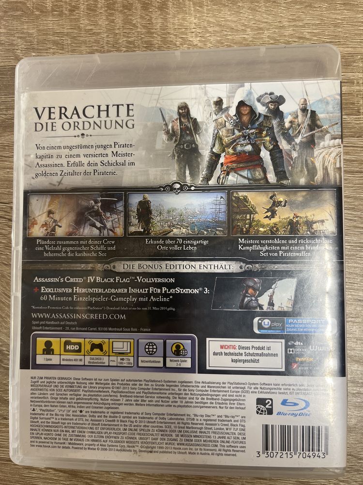 Assassins creed 4 black flag ps3