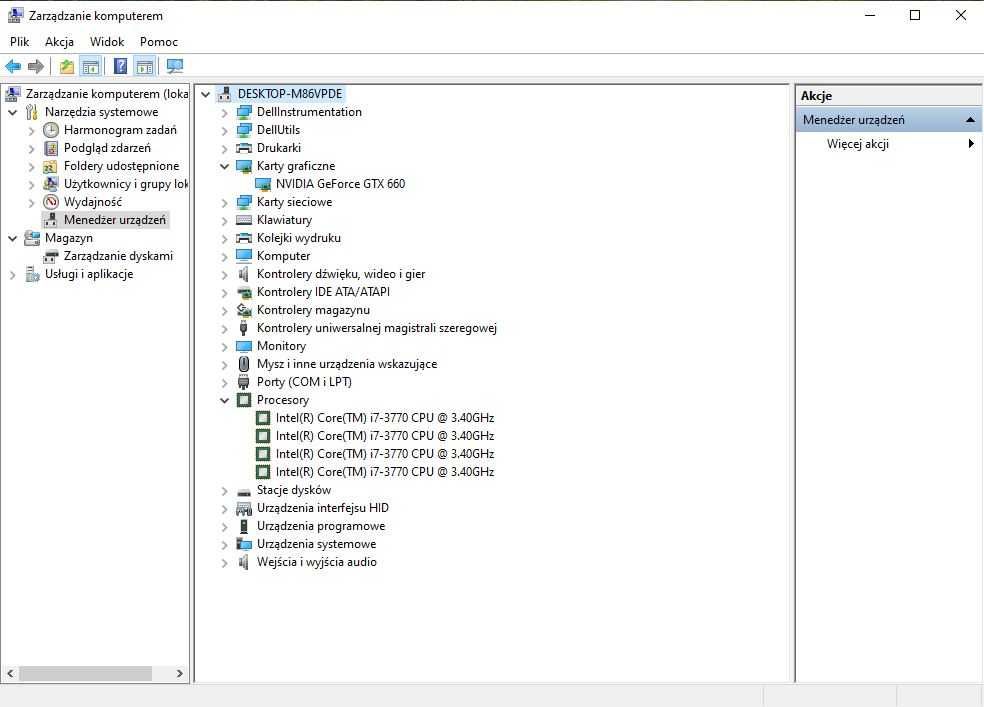 DELL OPTIPLEX 7010, Intel Core i7-3770 3.40 GHz, 32 GB RAM