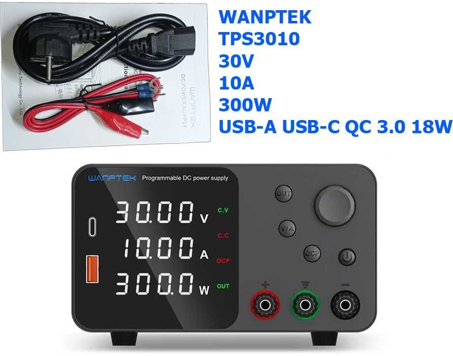 Лабораторный блок питания Wanptek NANKADF WPS TPS 30V, 60V, 120V 5-10A