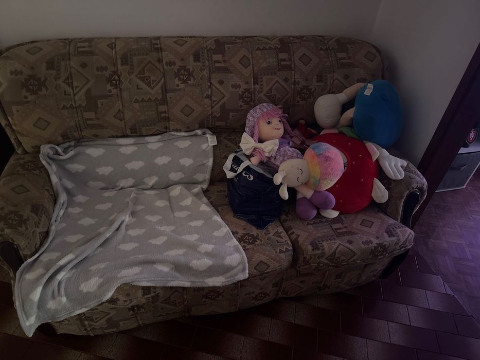 Vendo Sofá-cama  . Tem de vir buscar