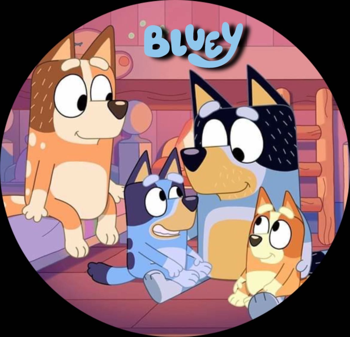 Opłatek na tort - Bluey
