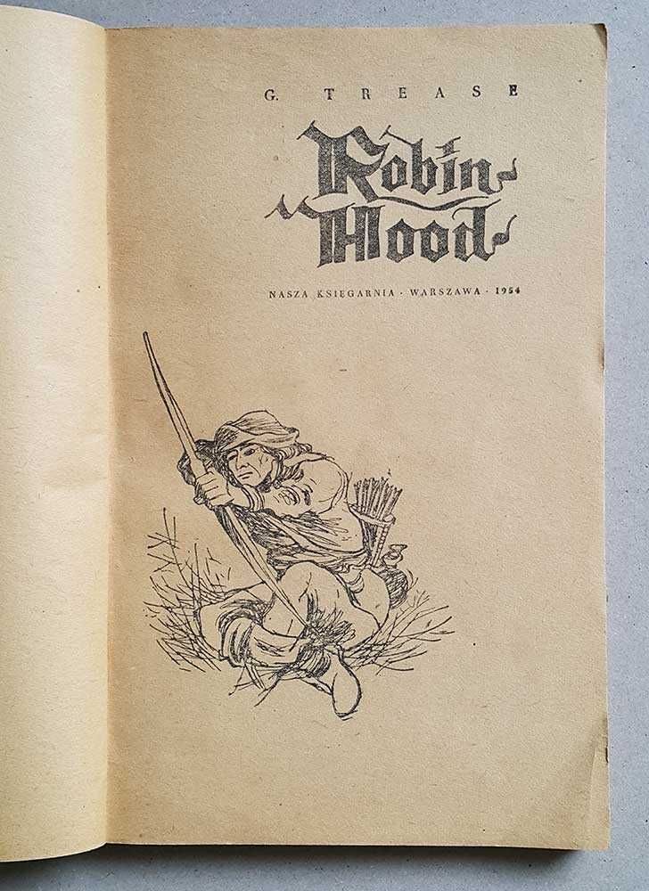 Robin Hood Geoffrey Trease Biblioteka Płomyka 1954