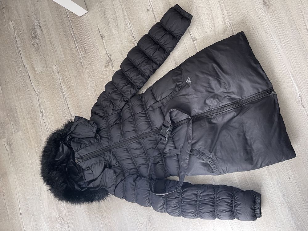 Kurtka puchowa płaszcz adidas