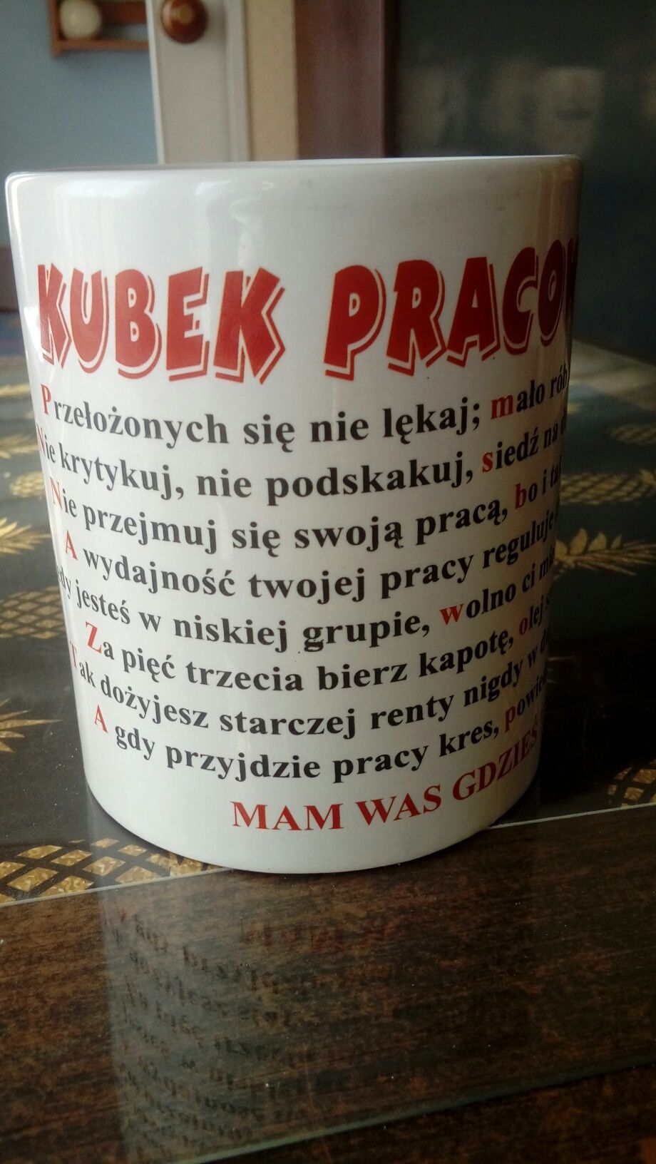 Kubek pracownika