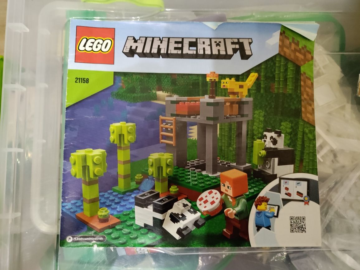 Lego Minecraft 21158 питомник панд
