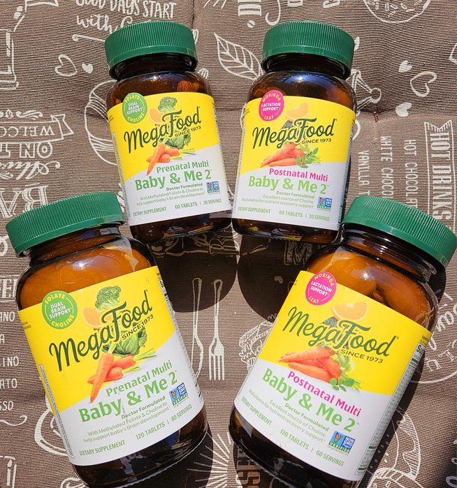 MegaFood Baby Me 2 prenatal postnatal для вагітних годуючих беременных