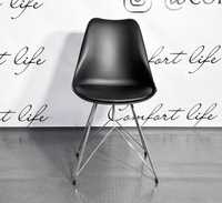 Чорний пластиковий стілець/чорне крісло/крісла/стільці/меблі з Європи