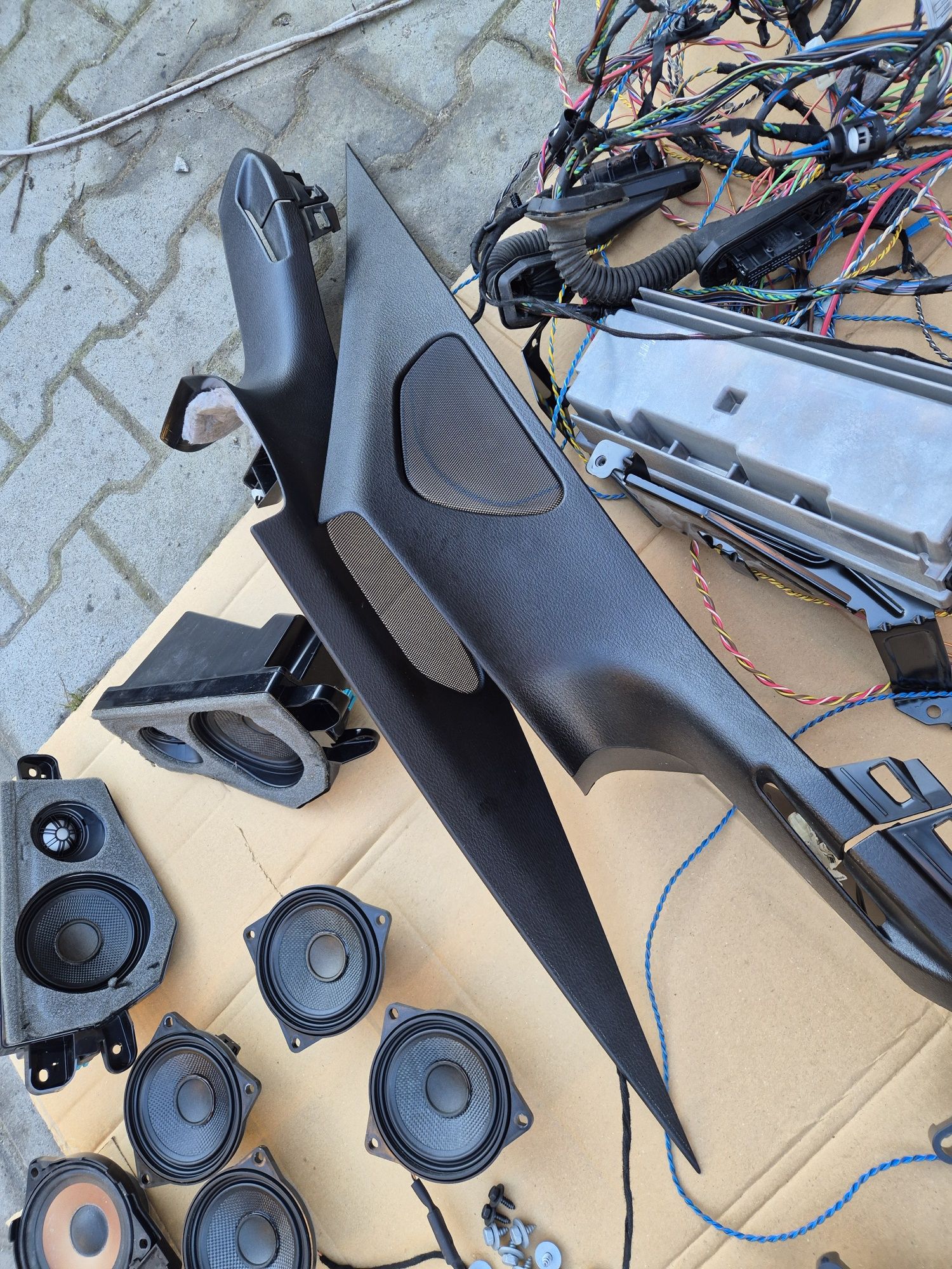Bmw x6 e71 logic 7 głośniki zestaw audio top hifi dsp