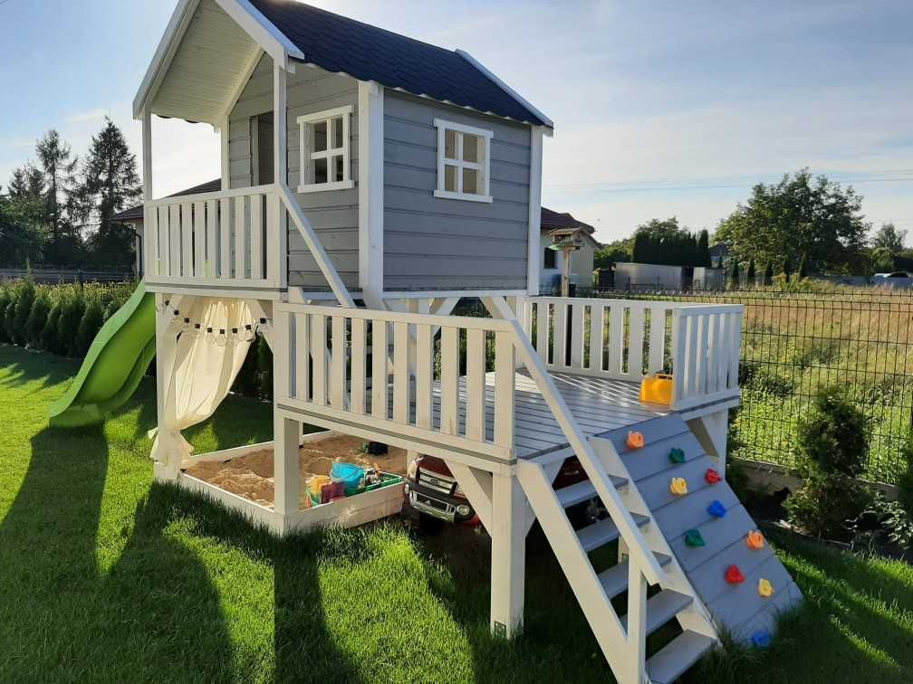 Domek ogrodowy dla dzieci Plac zabaw huśtawka