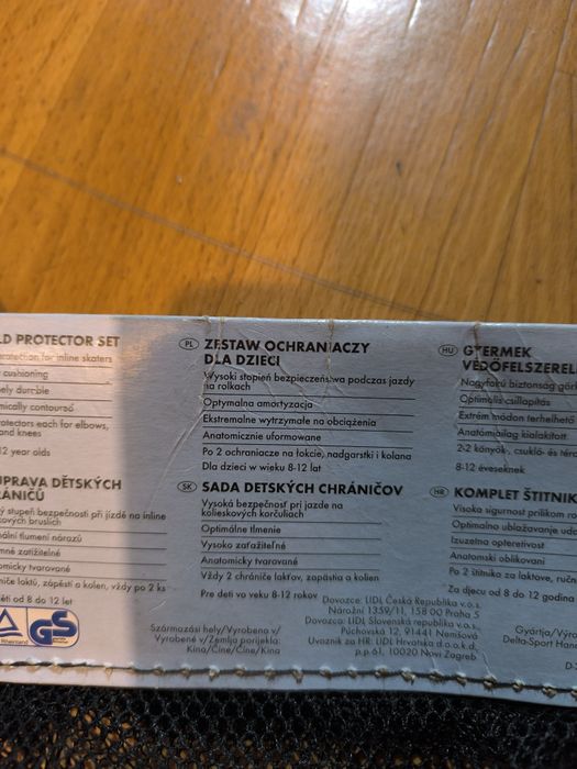 zestaw ochraniaczy na nadgarstki, kolana i łokcie