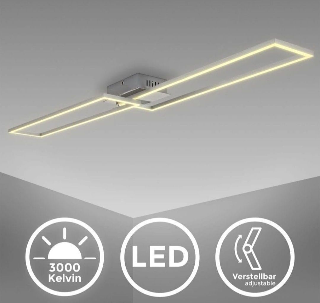 Lampa kolekcjonerska LED ledowa sufitowa ruchome ramię 40 w 4000 lumen