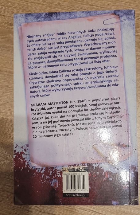 Krzywa Sweetmana - Masterton