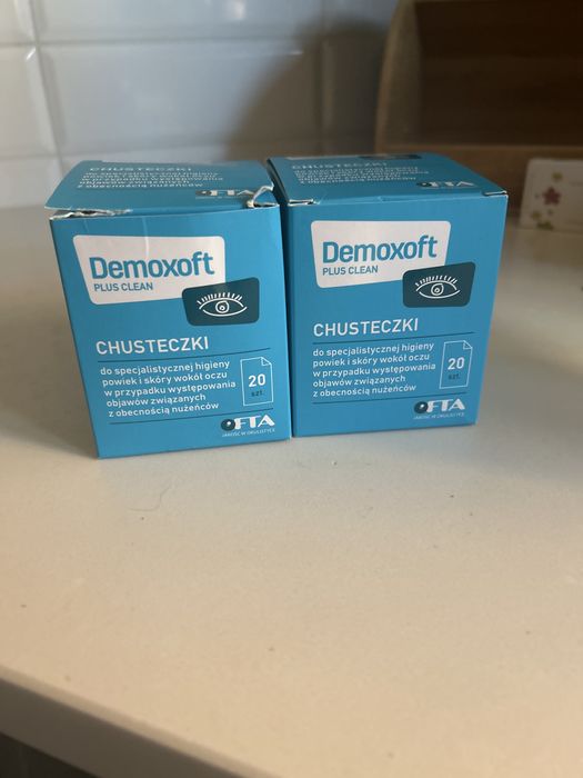 Demoxoft Plus Clean chusteczki przeciw nużeńcowi