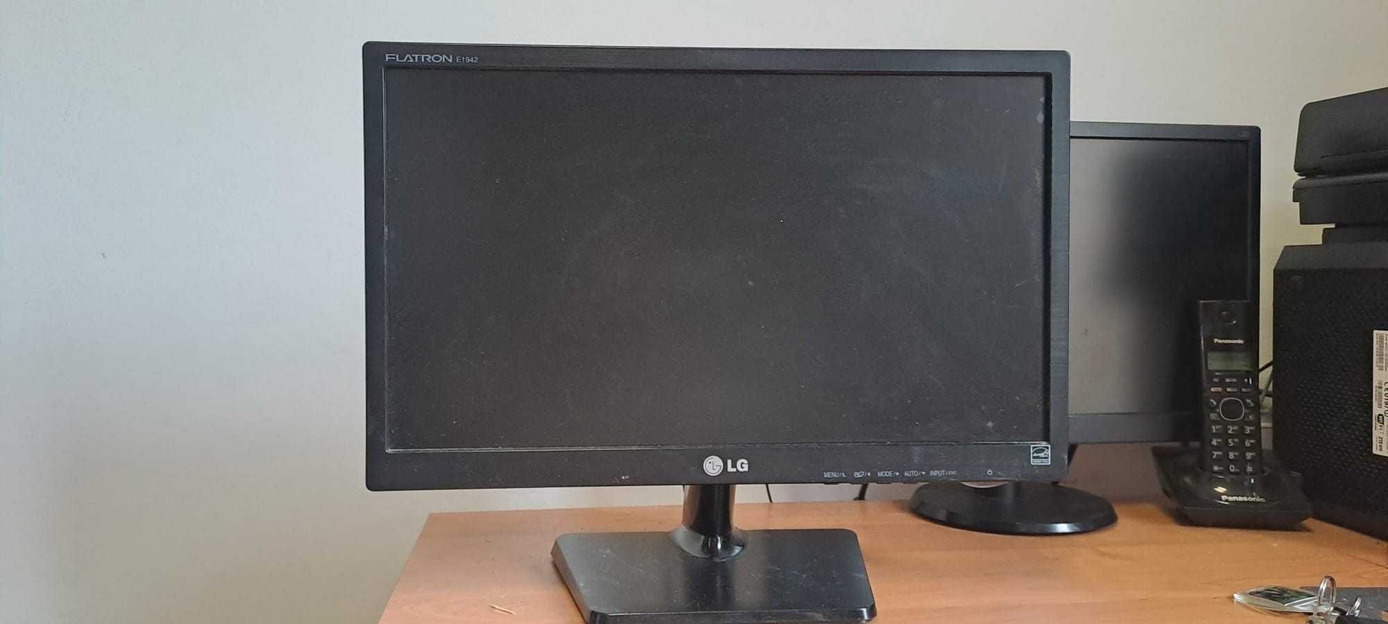 System monitoringu CCTV 4 kamery + monitor LG