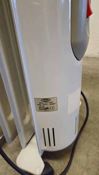 Aquecedor a óleo becken