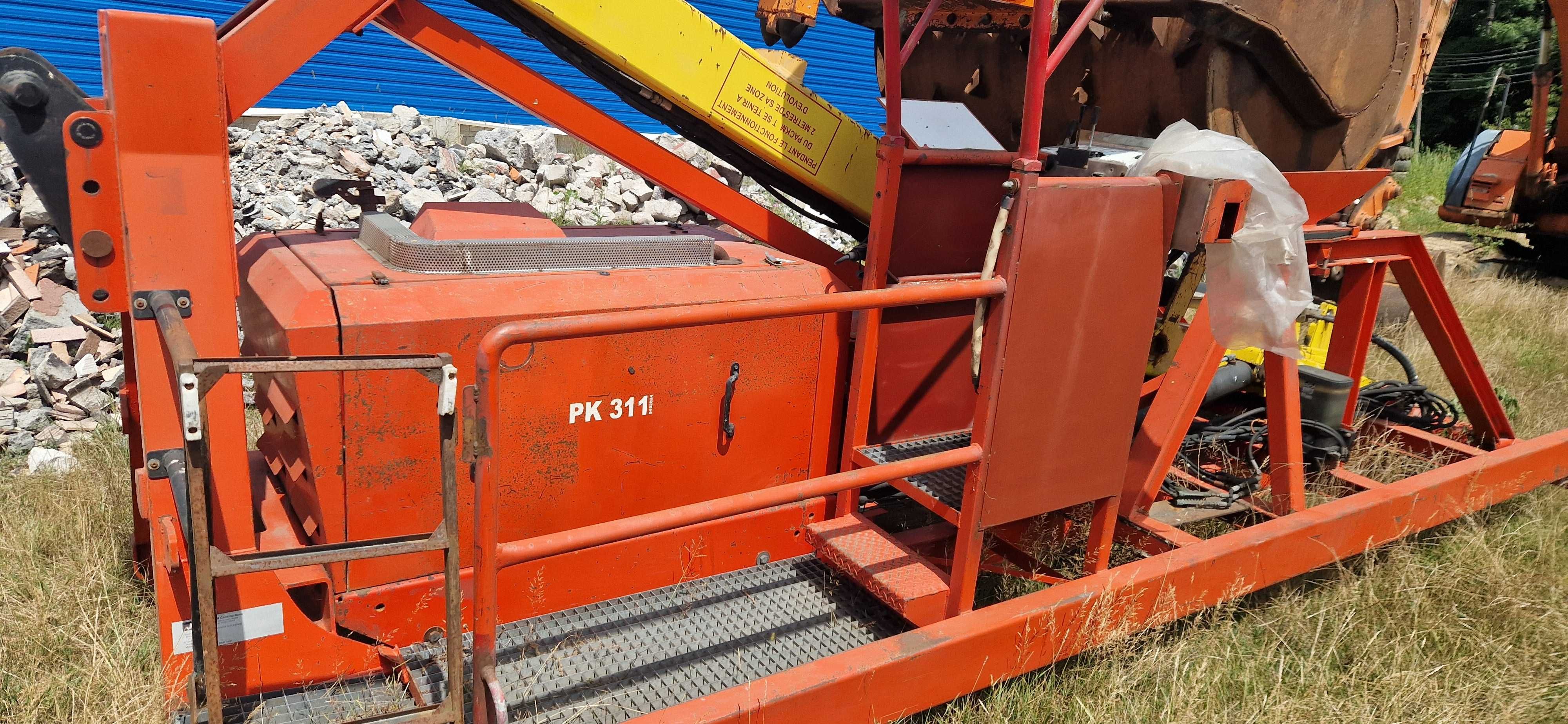 hakowiec ugniatarka do papieru kompaktor zgniatarka niszczarka prasa