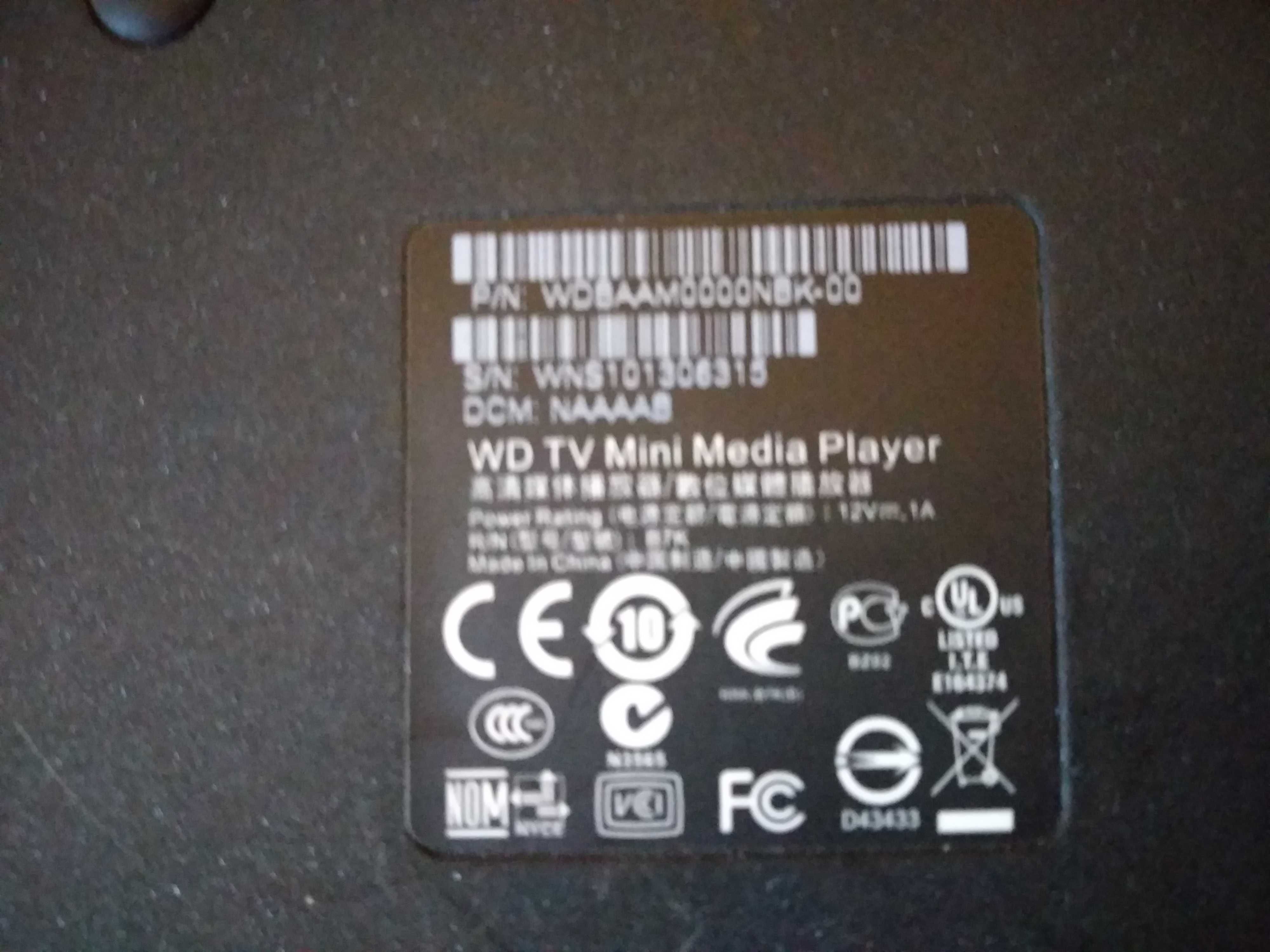 TV média player WD