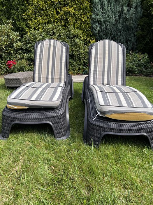 Leżaki ogrodowe 2 szt.