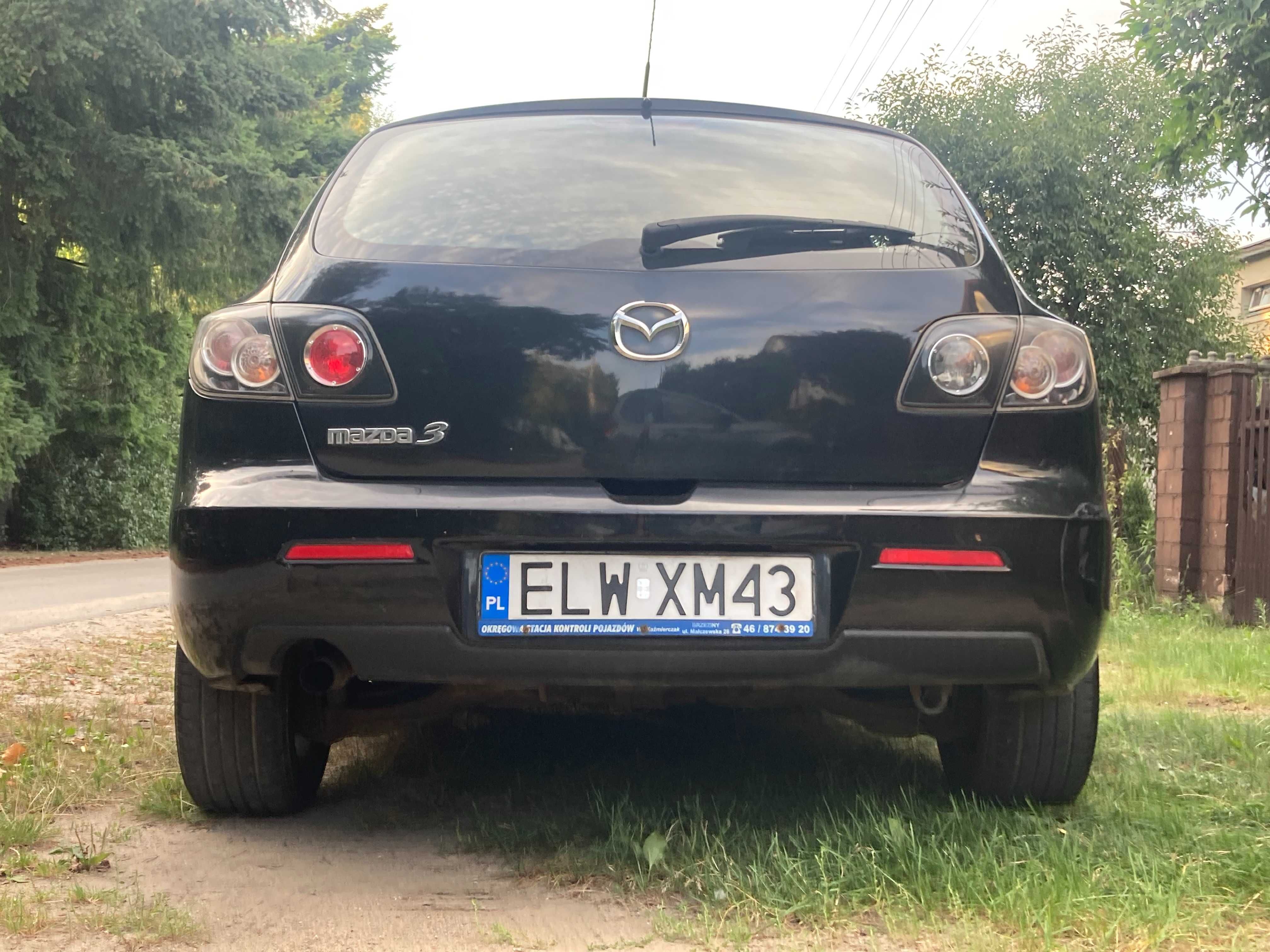 Mazda 3 benzyna 1.6 2007 r. klima, opony zimowe