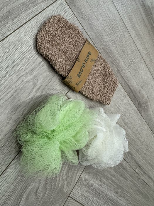 Myjka gąbka rękawiczka home&you nowe zestaw 4 szt