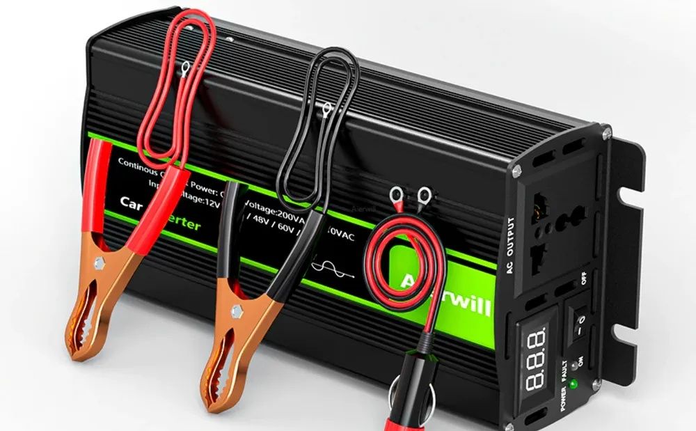 Инвертор напряжения с чистой синусоидой Aierwill 1000 Вт