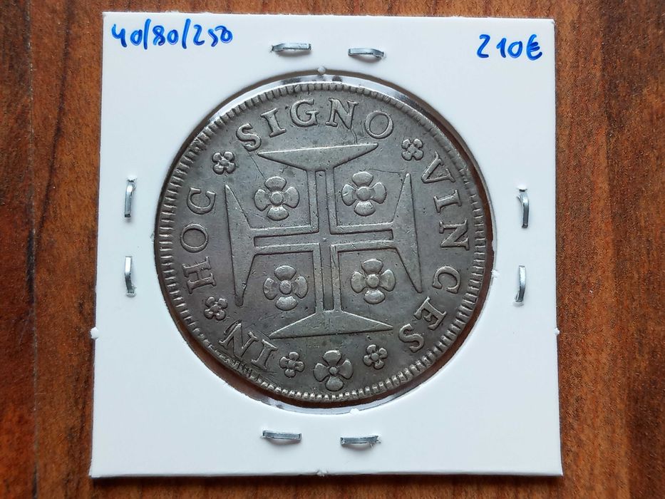 Moeda Cruzado 1768 D. José I  - MBC+