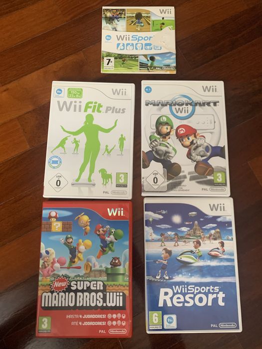 Consola, acessorios e jogos Wii