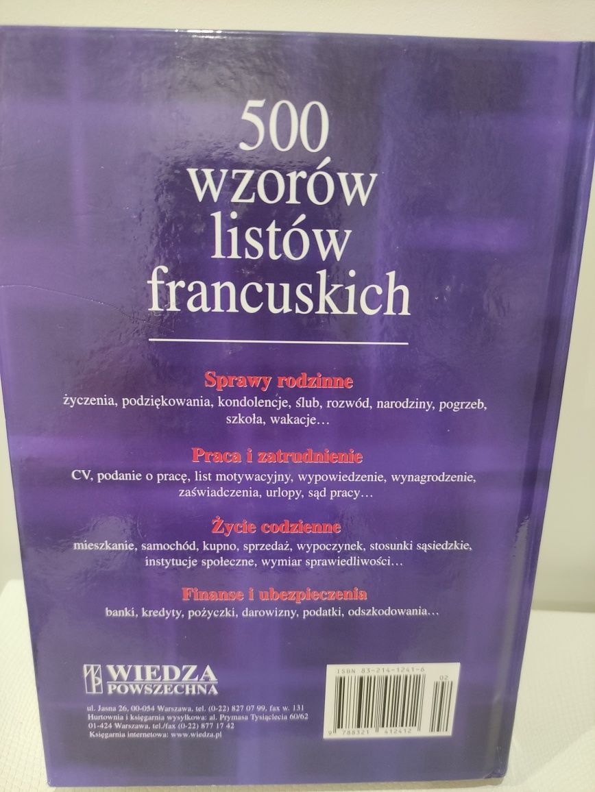 500 wzorów listów francuskich
