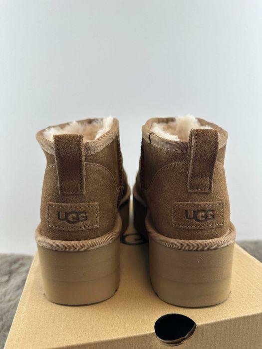 Buty damskie skórzane botki śniegowce UGG Ultra Mini Platform 38