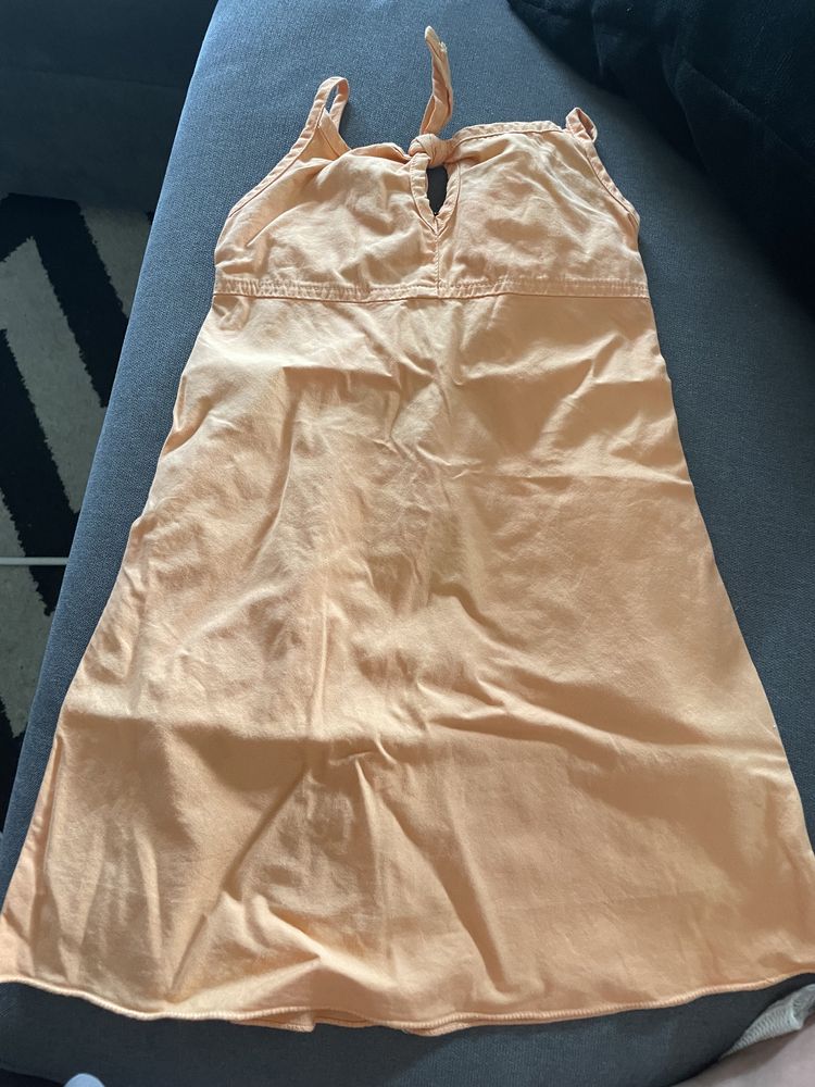 Vestido cor de laranja criança