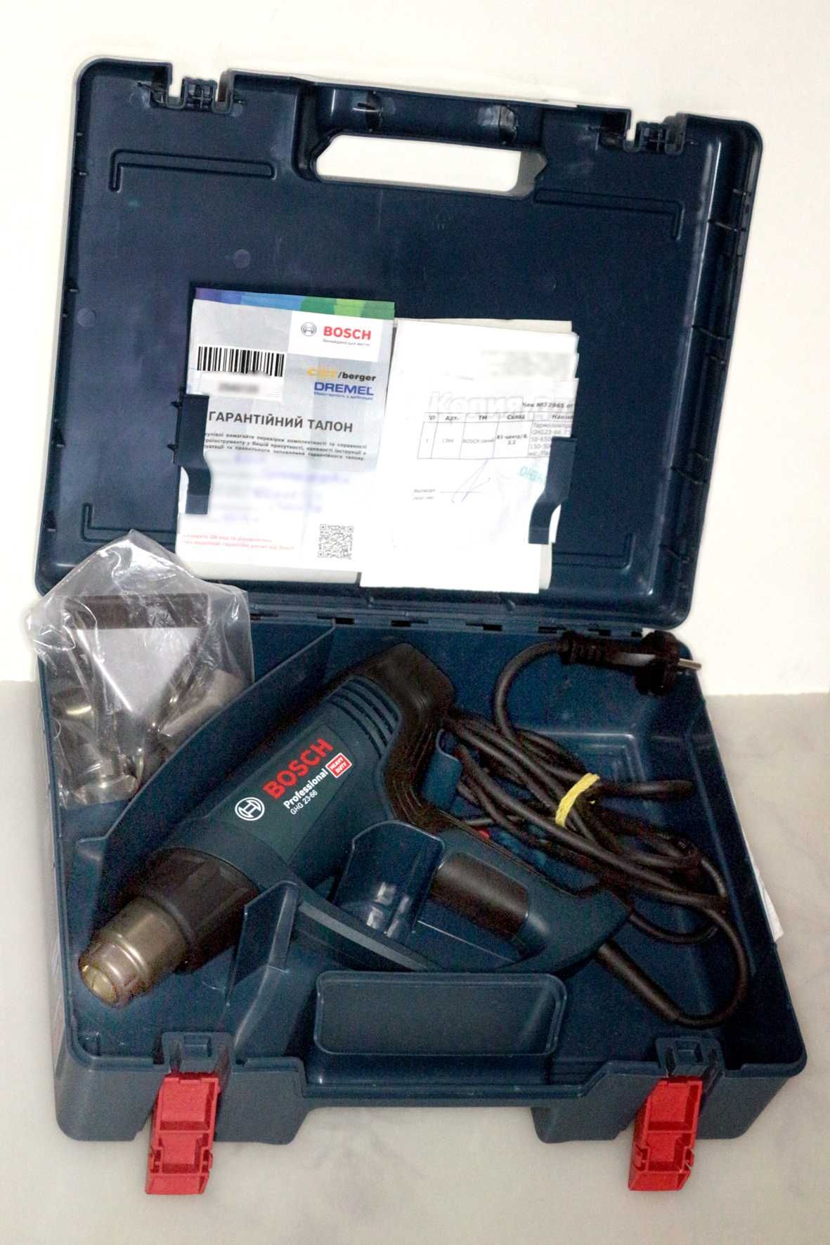 Фен строительный Bosch Professional GHG 23-66, LCD, 2300 W, Original