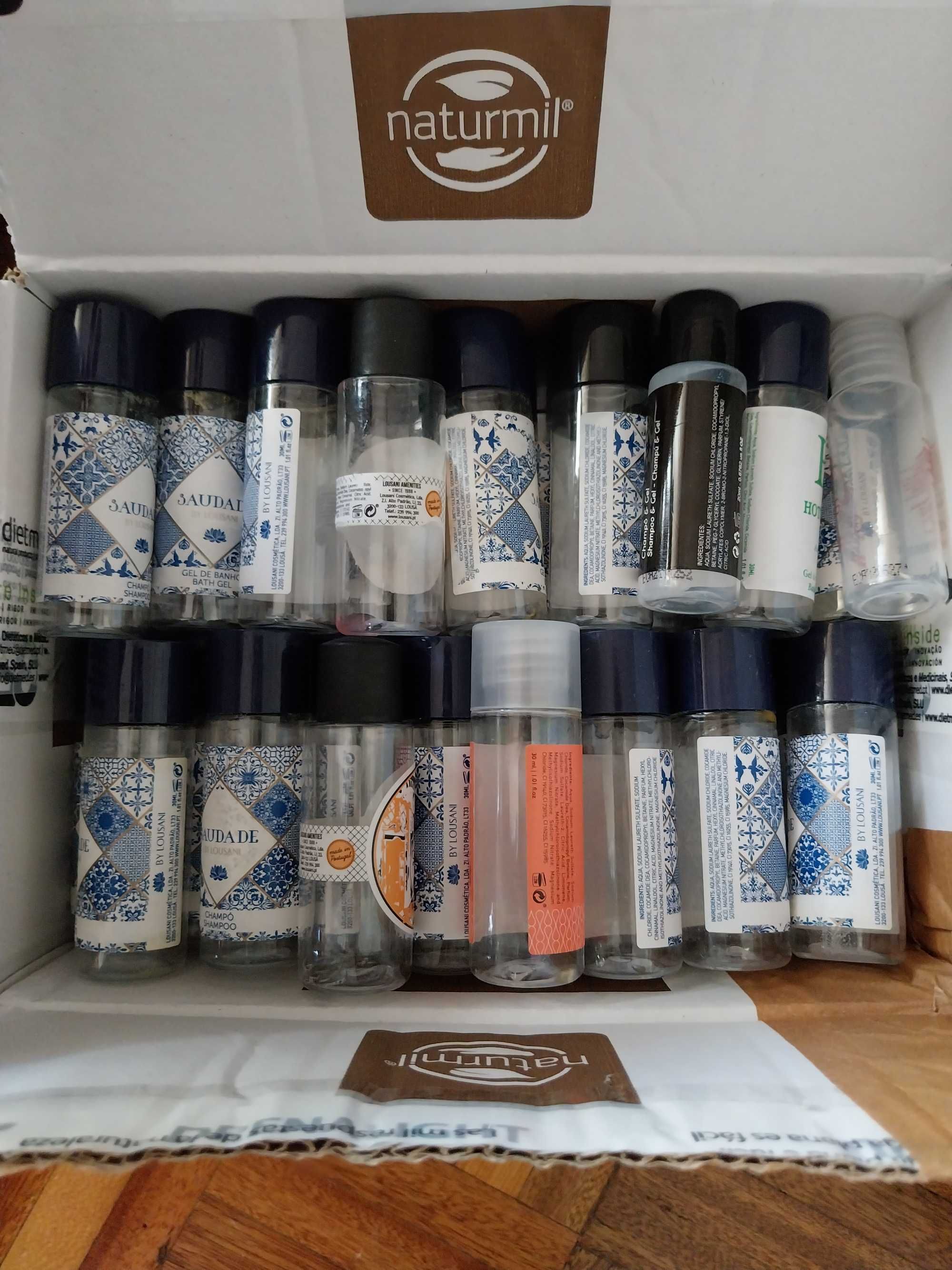Frasquinhos/embalagens 30ml com tampa