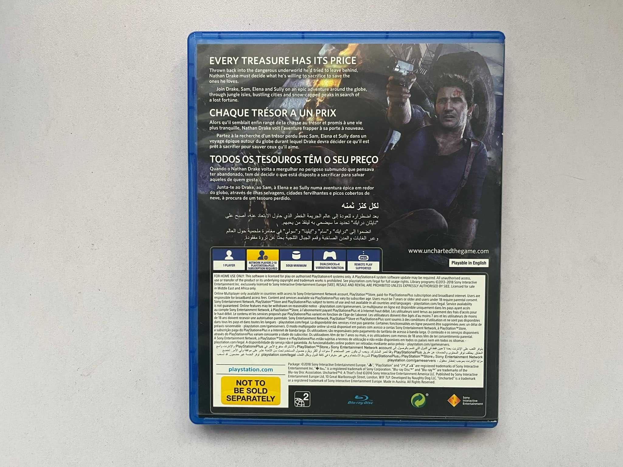 Uncharted 4: A Thief's End PS4