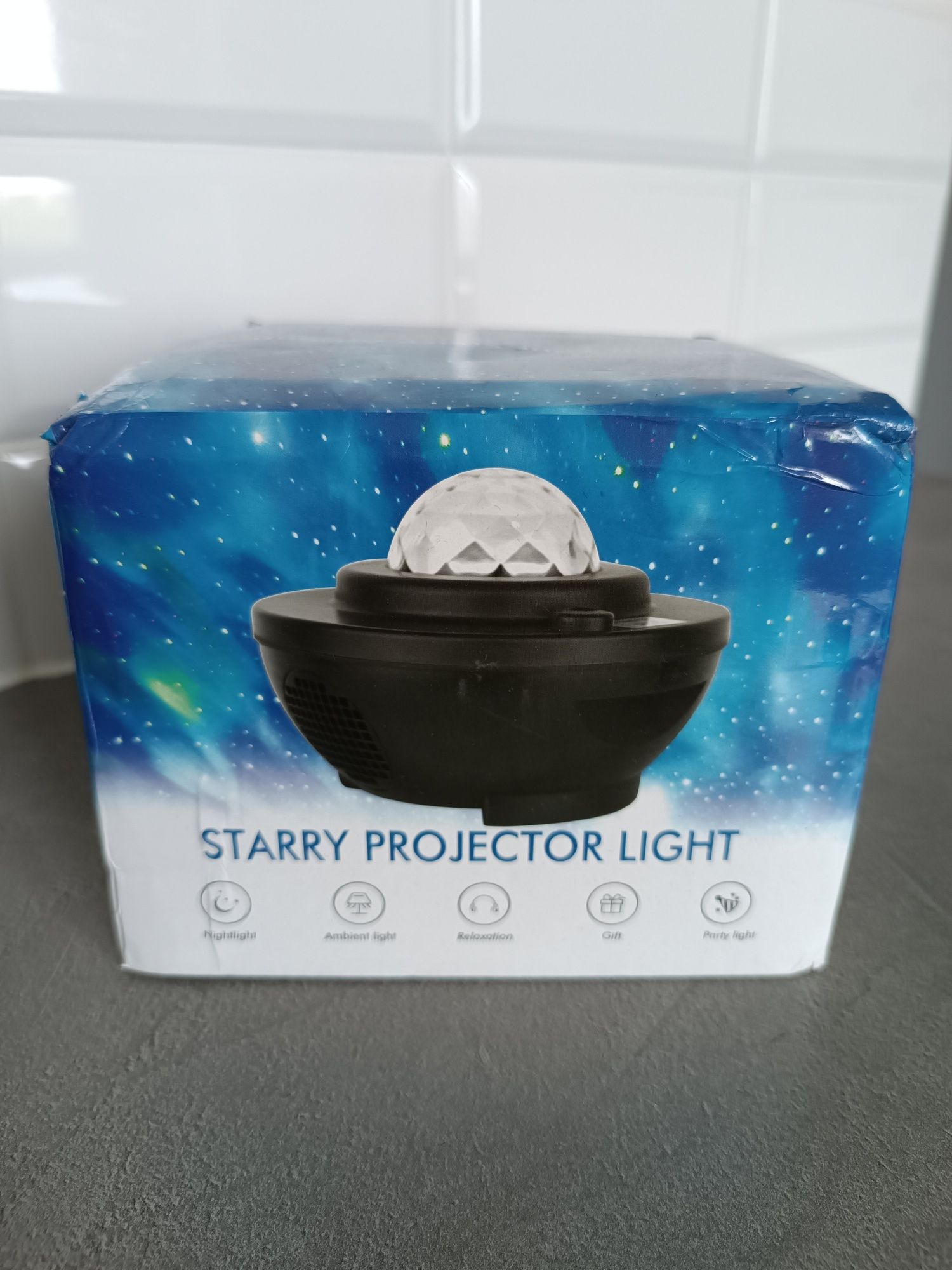 Lampka LED projektor gwiazd
