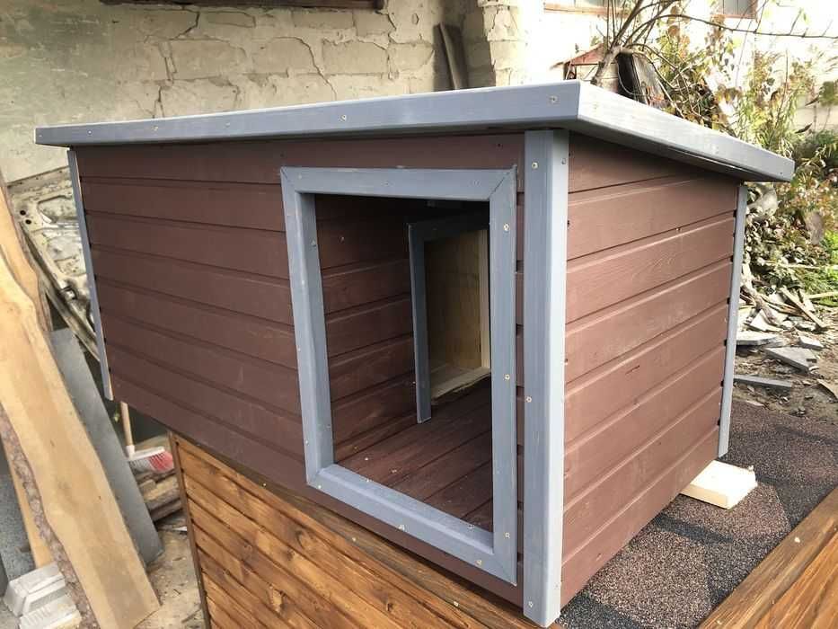 Будка для собаки 75 см | Буда утеплена | Будки для Лабрадора, Пітбуля