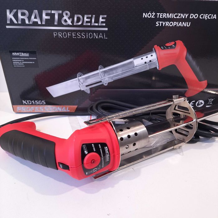 Nóż termiczny do cięcia styropianu PCV wycinarka regulowana KD1505