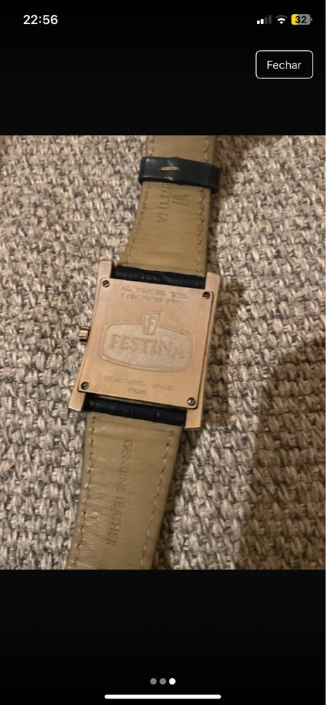Relogio Festina azul