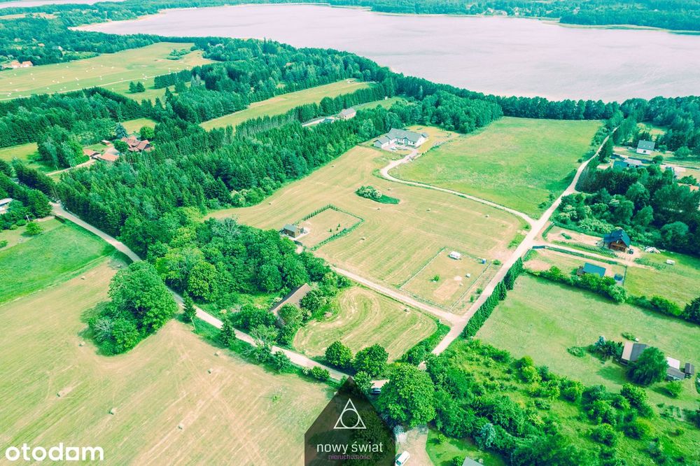 Działka budowlana 10ar| 350m od jeziora z najczystszą wodą na Mazurach