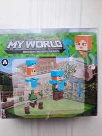 My world minecraft building blocks, фігурка майнкрафт