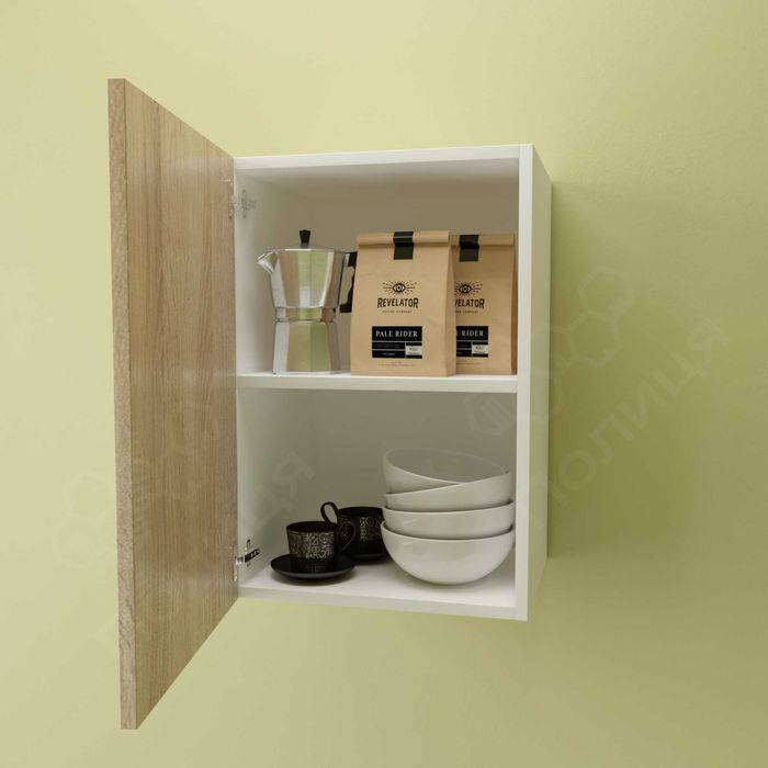 Шафа навісна 80, 60, 40. 30см Шафка з відкритою полицею у ванну