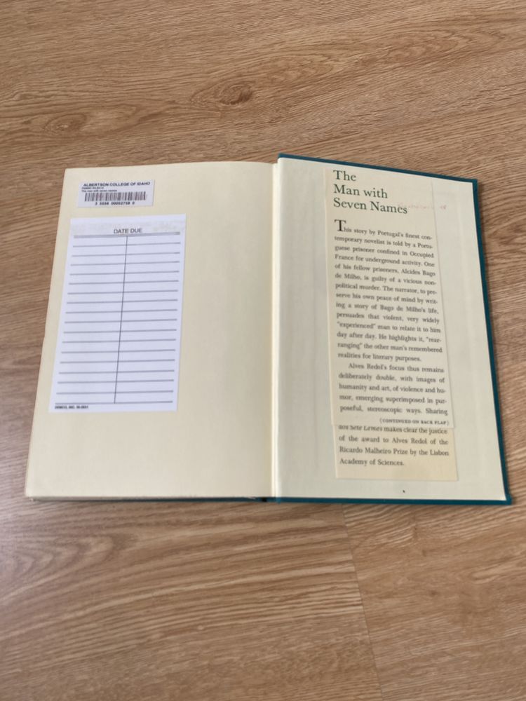 The man with seven names by Alves Redol