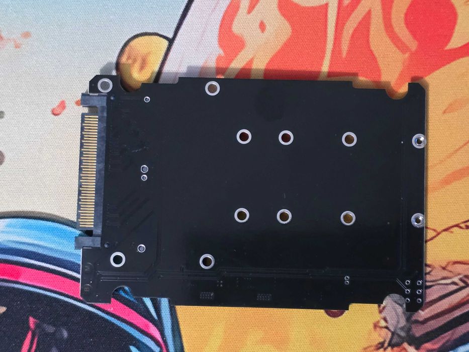 Adaptador U.2 para M.2 NVMe/SATA 2,5" (U2‑BOX Rev 1.4)