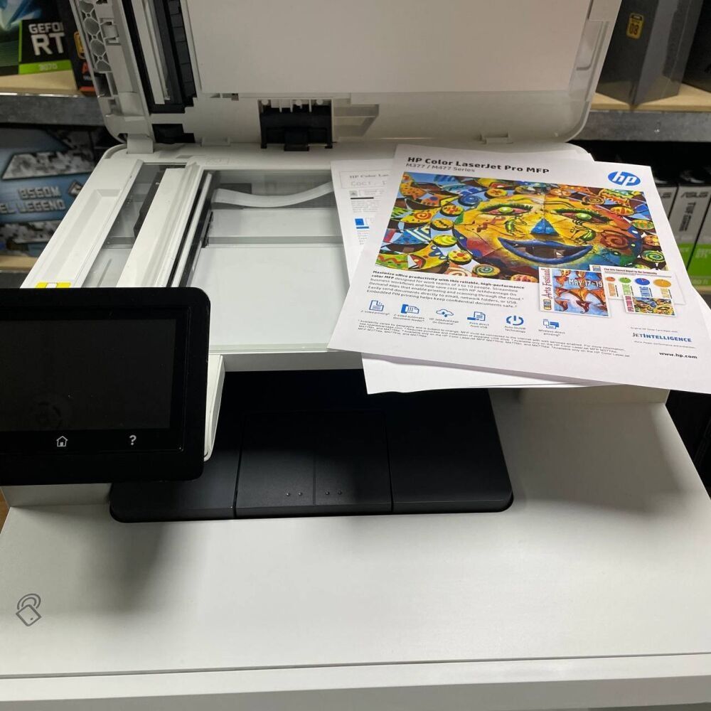 Принтер сканер лазерный МФУ HP laserjet pro mfp m477fnw