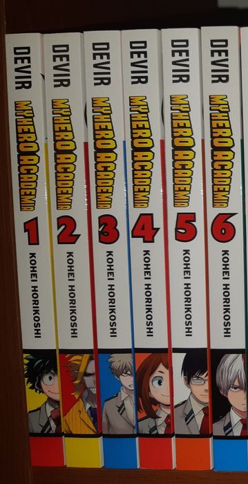 My Hero Academia, Volumes 1 a 6, 11 a 18 (Português)